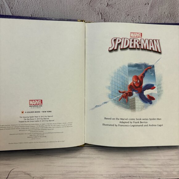 5 for $15 📕, Marvel, Spider-man, 3 books in 1!, Little Golden Book (SKU: 182MI) - Picture 4 of 6